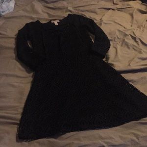 Juniors XS black mini dress